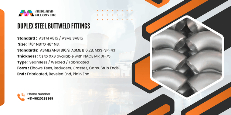 Duplex Steel Buttweld Fitting