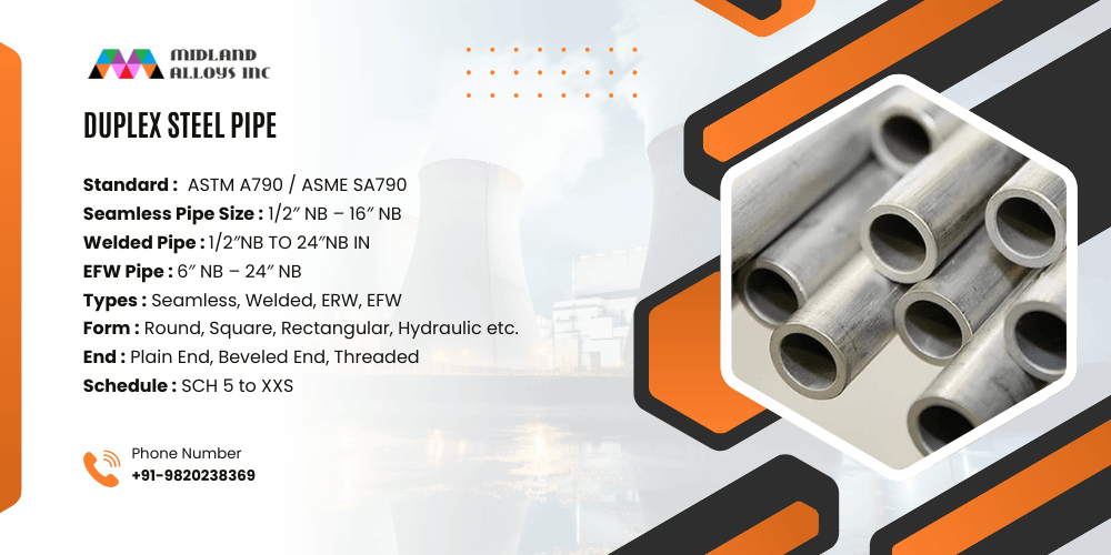 Specification of Duplex Steel PIpe