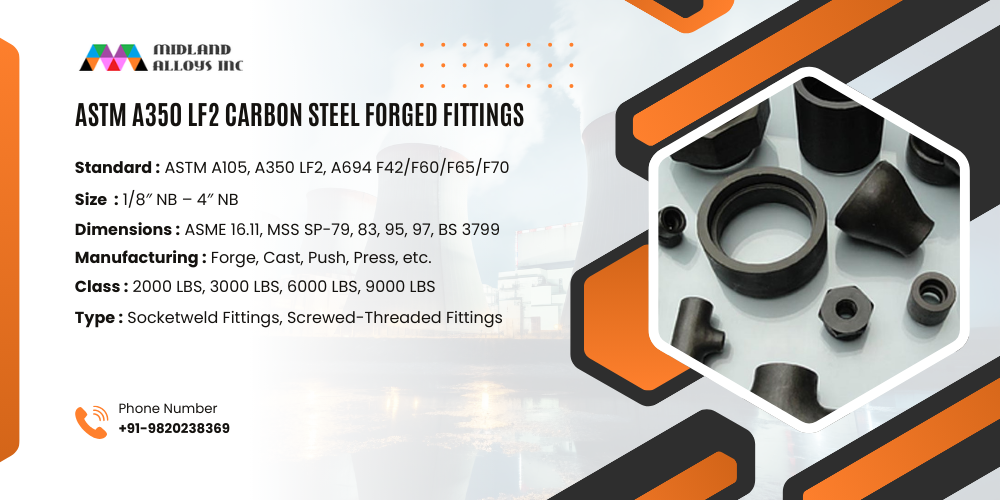 ASTM A350 LF2 Carbon Steel Forged Fittings