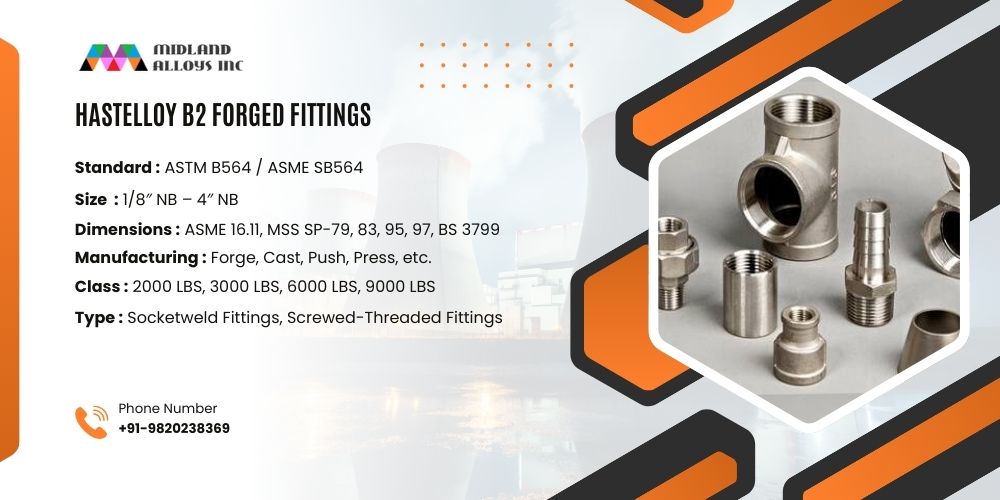 Hastelloy B2 Forged Fittings