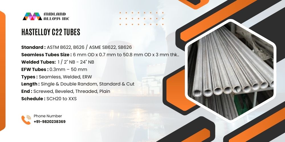 hastelloy-c22-tubes