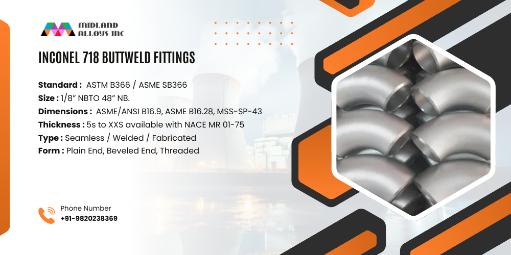 Inconel 718 Buttweld Fittings