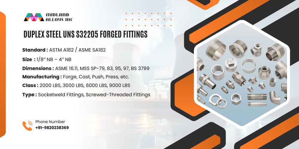 Duplex Steel UNS S32205 Forged Fittings Specification