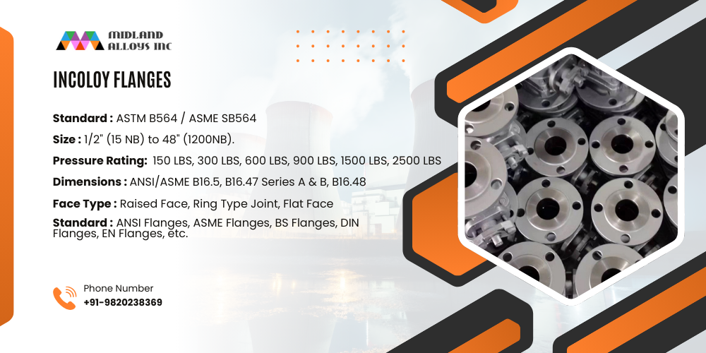 Incoloy Flanges Specification