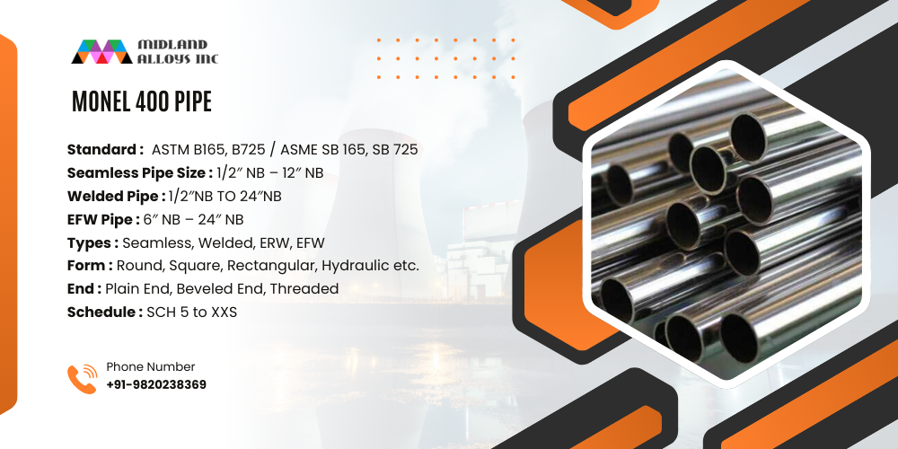 Specification Monel 400 Pipes