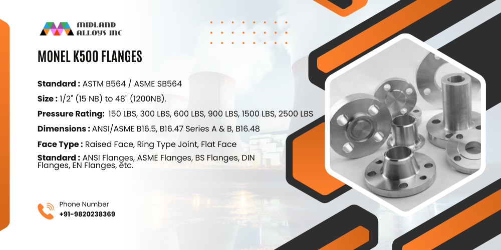 Monel K500 Flanges Specification