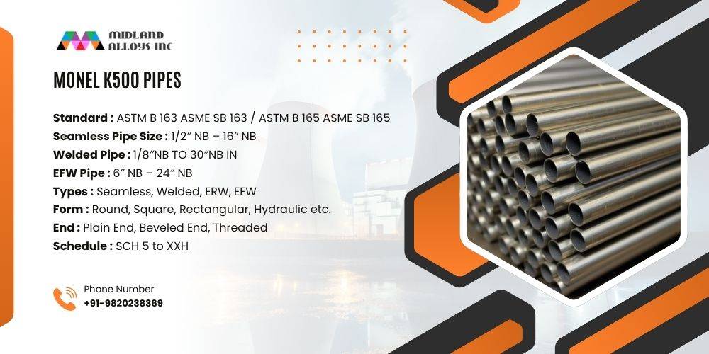 Monel K500 Pipes