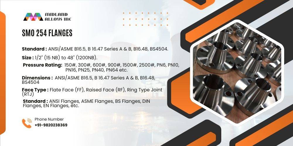 SMO 254 Flanges